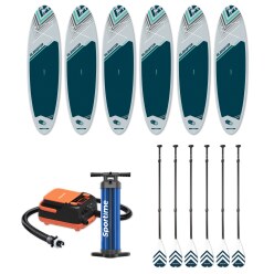  Kit de planches de Stand up Paddle Gladiator « Rental One Size » avec 6 planches